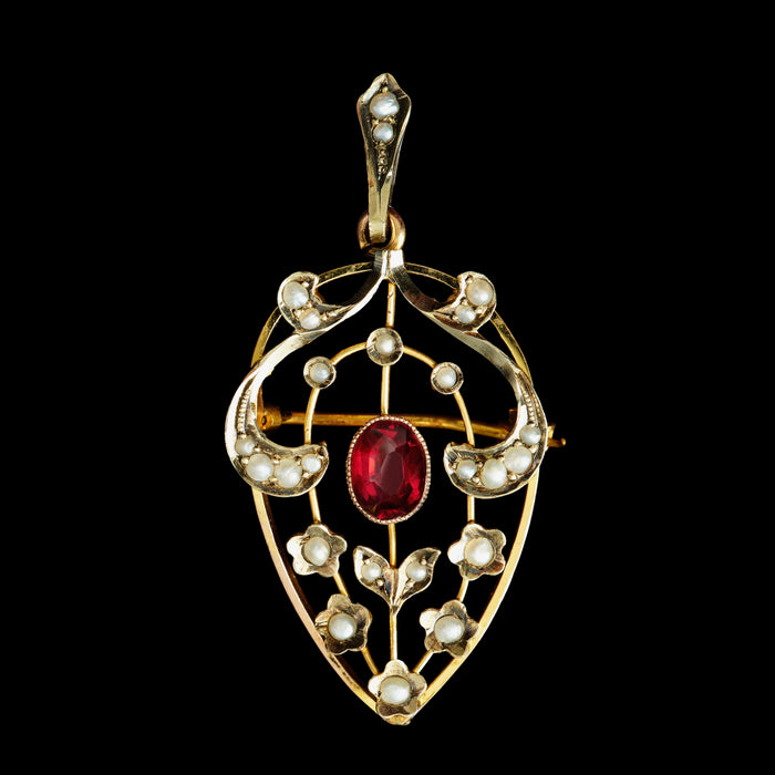 Seed Pearl Pendant