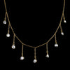 Edwardian 9ct Gold Pale Blue Topaz Spectacle-Set Necklace