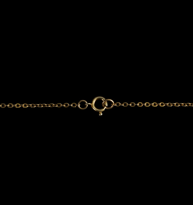Early 20th Century 9ct Yellow Gold Trace Chain Necklace, 46 cm