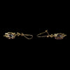 Edwardian 9ct Yellow Gold Amethyst Drop Earrings price