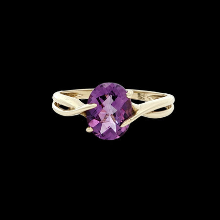 Gold Amethyst Ring