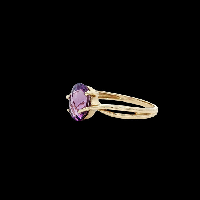 Gold Amethyst Ring price