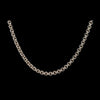 Vintage 990 silver twin belcher chain necklace full view 42cm 30g unisex