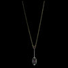 Edwardian 15ct yellow and white gold garnet and diamond drop necklace, c.1905–1915